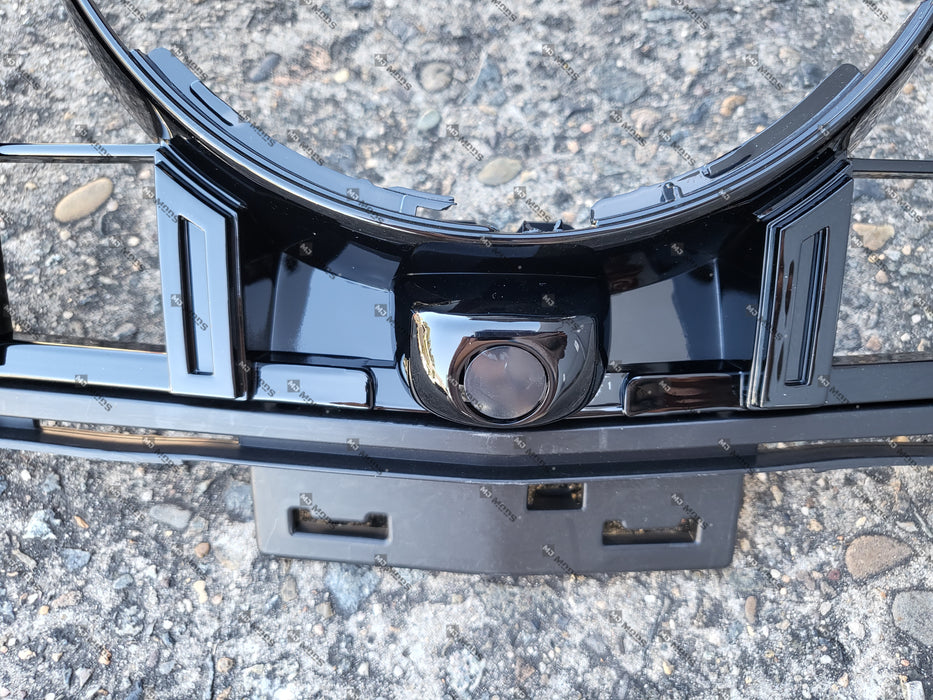 ABS Front Grille For Mercedes-Benz GLE-Class【C292 GLE 350/450AMG/43AMG】2015-2019【GT BK】 (6858991272010)