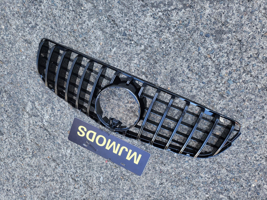 ABS Front Grille For Mercedes-Benz GLC-Class【X253 C253 GLC200/220/250/300/350 GLC43 AMG】2016-2019【GT BK】 (6858951557194)