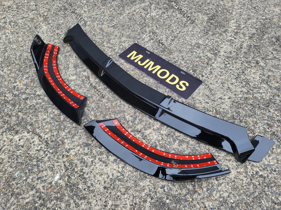 ABS Glossy Black Front Lip For MERCEDES BENZ E CLASS【W213/S213 E200/220/300/350/400/450 AMG】【E43 AMG/E53 AMG】2016-2019 (6898012454986)