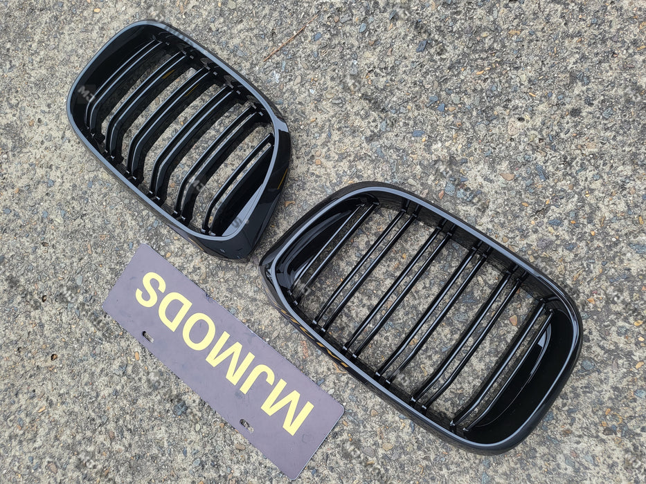 ABS Glossy Black Front Grille for BMW【X3 G01 & X4 G02 PRE LCI】【M40i & 20/30 M Sport】17-21 (6897924898890)