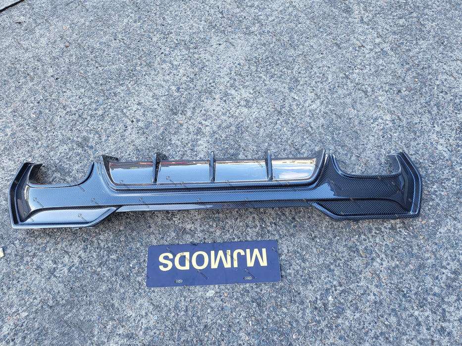 Carbon Fibre Rear Diffuser For BMW 4 Series【G22/G23 420/430/M440】2020+ (6934442573898)