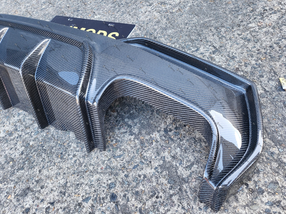 Carbon Fibre Rear Diffuser For BMW 4 Series【G22/G23 420/430/M440】2020+ (6934442573898)
