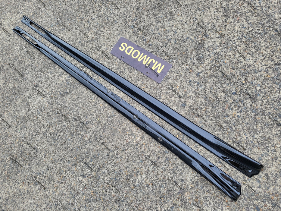 ABS GLOSSY BLACK SIDE SKIRT fit for BMW 4 Series【G22/G23 420/430/M440】2020+【MAX】 (6962906759242)