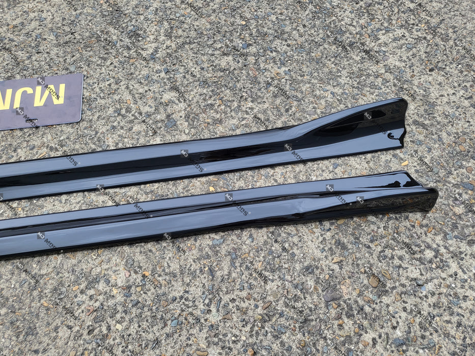 ABS GLOSSY BLACK SIDE SKIRT fit for BMW 4 Series【G22/G23 420/430/M440】2020+【MAX】 (6962906759242)