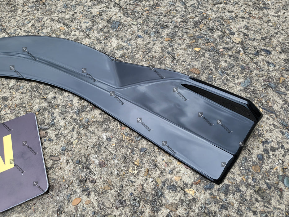 ABS GLOSSY BLACK Rear Bumper Vent Insert Canards Splitter Flaps for BMW4 Series【G22/G23 420/430/M440】2020+ (6962875007050)