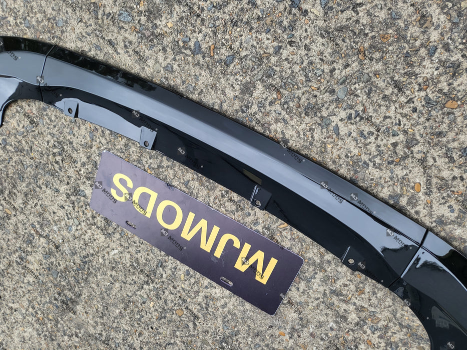 ABS Glossy Black Front Bumper Lip for BMW 4 Series【G22/G23/G26 420/430/M440】2020+【MP 3pcs】 (6962848825418)