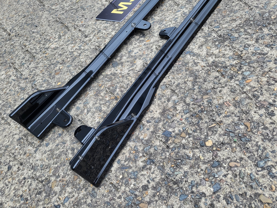 ABS GLOSSY BLACK SIDE SKIRT fit for BMW 4 Series【G22/G23 420/430/M440】2020+ (6962855870538)
