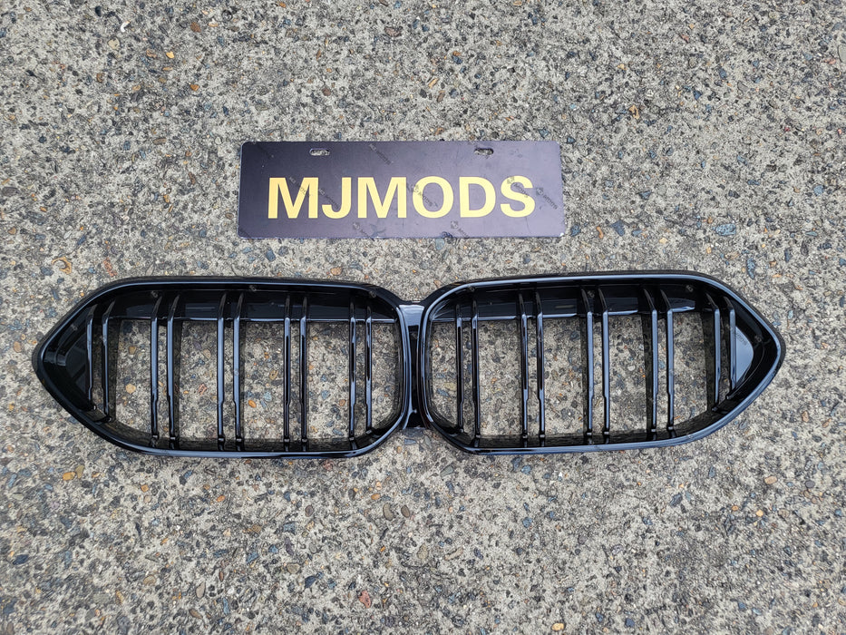 ABS Glossy Black Front Grille Fit For BMW 2 Series【F44 218i 220i M235i】2020+【twin】 (7017084092490)