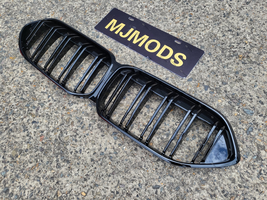 ABS Glossy Black Front Grille Fit For BMW 2 Series【F44 218i 220i M235i】2020+【twin】 (7017084092490)