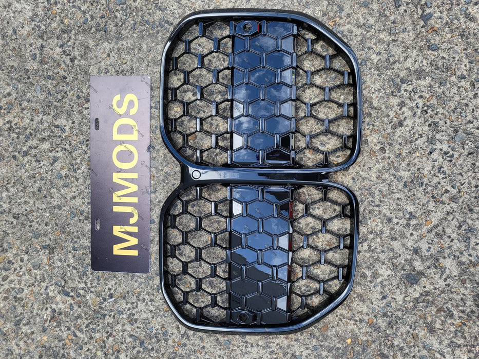 ABS Glossy Black Front Grille fit for BMW 4 Series【G22/G23 420i 430i M440i】2020+【without ACC hole】 (7017093005386)