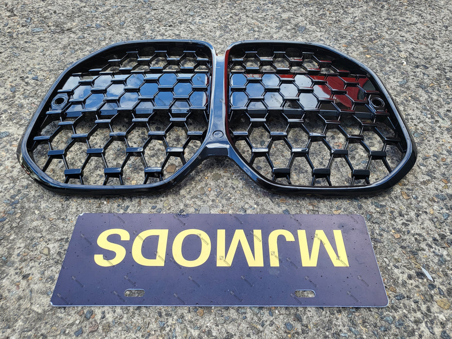 ABS Glossy Black Front Grille fit for BMW 4 Series【G22/G23 420i 430i M440i】2020+【without ACC】 (7017093005386)