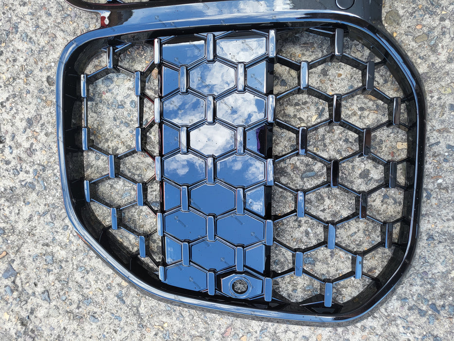 ABS Glossy Black Front Grille fit for BMW 4 Series【G22/G23 420i 430i M440i】2020+【with ACC hole】 (7017101557834)
