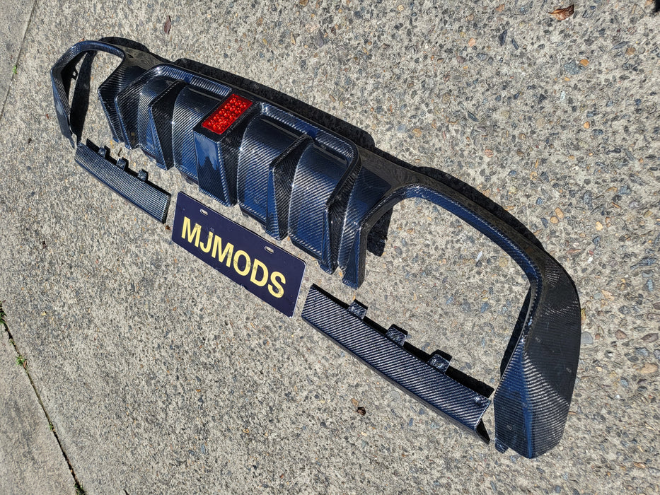 Carbon Fibre Rear Diffuser For MERCEDES BENZ E CLASS【W213/S213】【E43 E53 E63 AMG】【E200/220/300/350/400/450 AMG】2016-2019 (6581863481418)