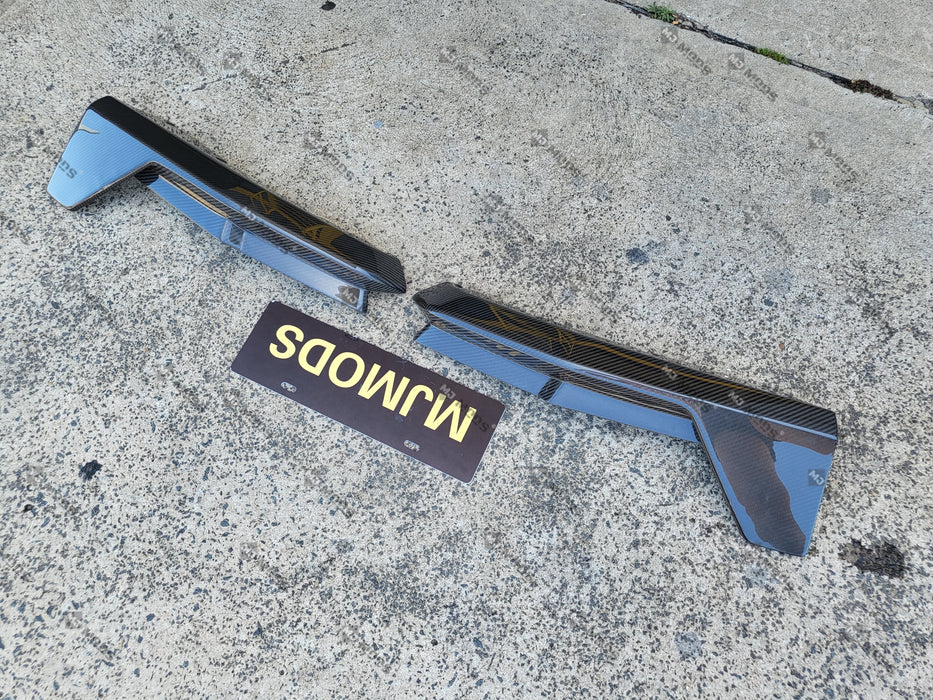 Dry Carbon Fibre Rear Bumper Splitter for BMW【M4 G82 G83】Rear Side (7060637843530)