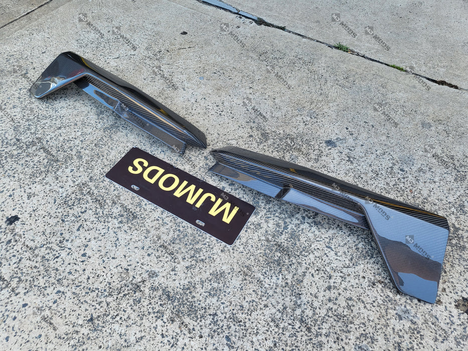 Dry Carbon Fibre Rear Bumper Splitter for BMW【M4 G82 G83】Rear Side (7060637843530)