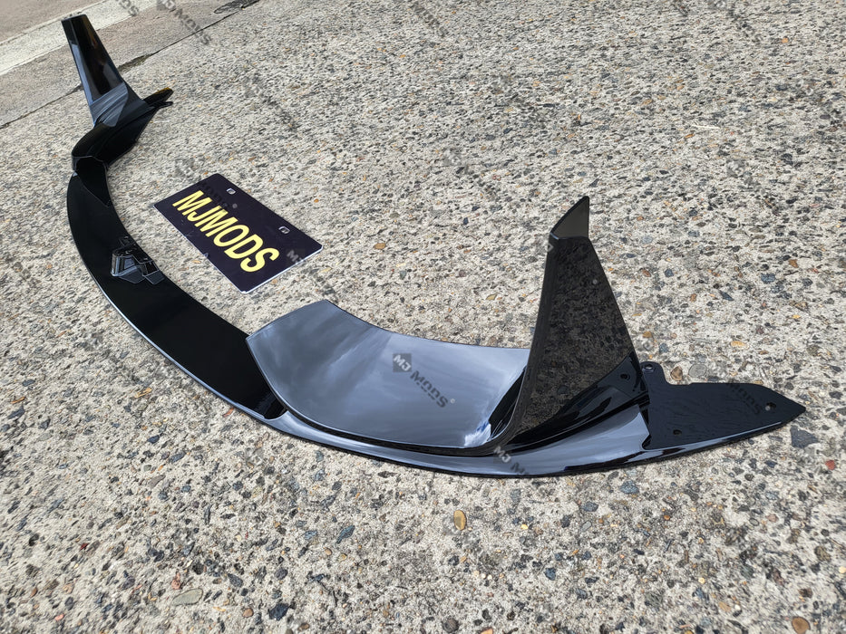 ABS Glossy Black Front Bumper Lip for BMW【F80 M3 & F82 F83 M4】【MP Style】 (7060662386762)