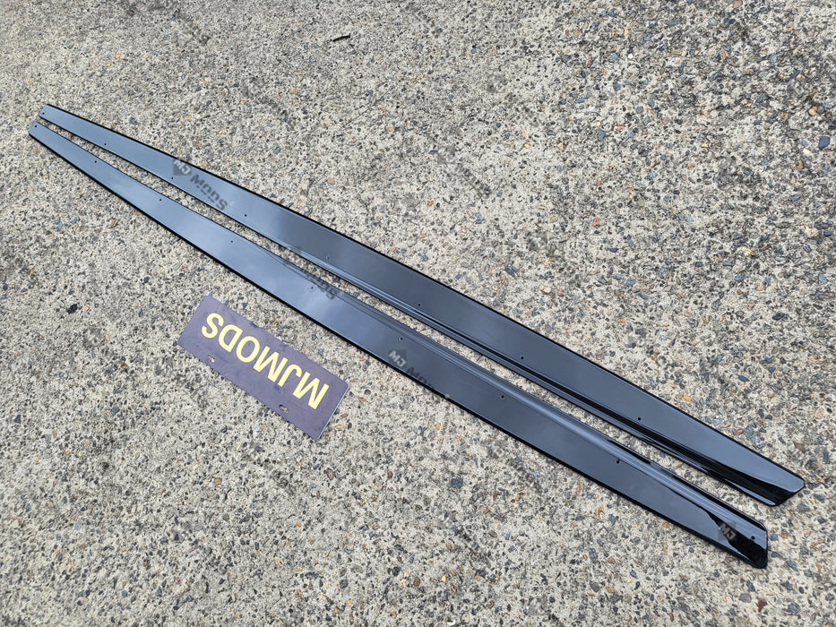 ABS Glossy Black Side Skirts for BMW M Series【M3 F80 M4 F82/F83】【MP Style】 (7060663074890)