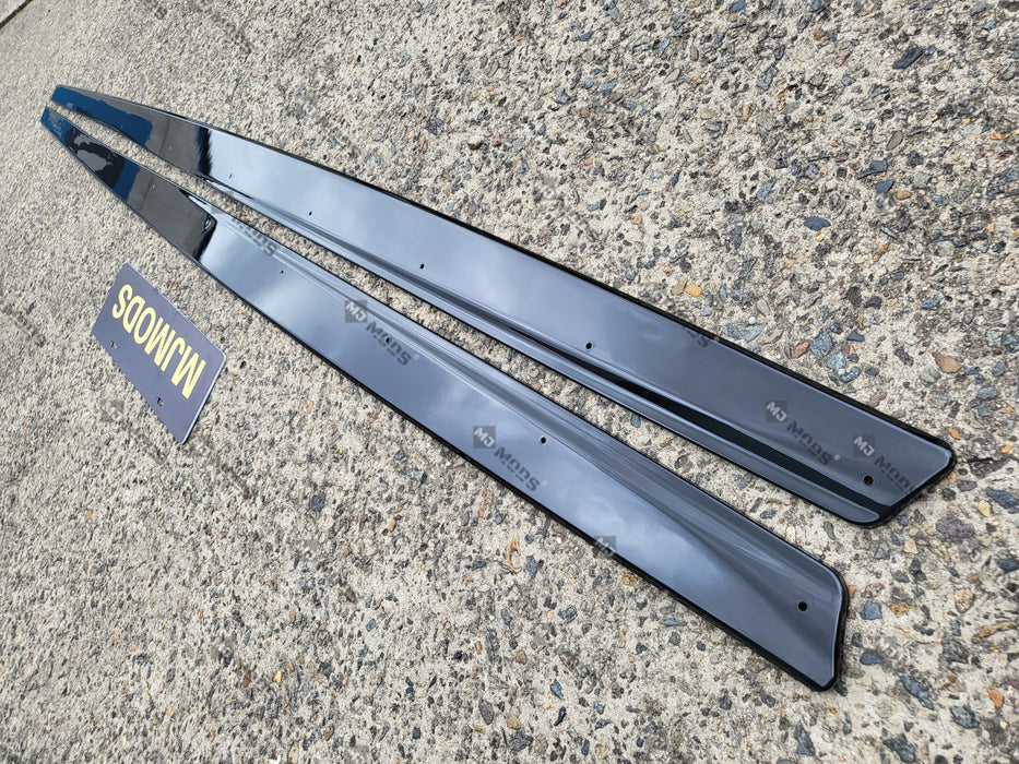 ABS Glossy Black Side Skirts for BMW M Series【M3 F80 M4 F82/F83】【MP Style】 (7060663074890)