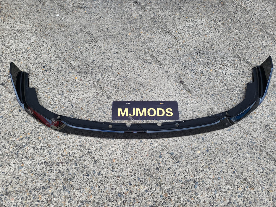 ABS GLOSSY BLACK FRONT BUMPER LIP fit for BMW 1 Series【F40 118i M Sport M135i 】2019+【MP】 (7060664221770)