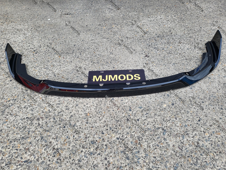 ABS GLOSSY BLACK FRONT BUMPER LIP fit for BMW 1 Series【F40 118i M Sport M135i 】2019+【MP】 (7060664221770)