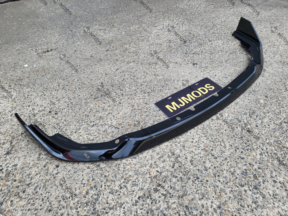 ABS GLOSSY BLACK FRONT BUMPER LIP fit for BMW 1 Series【F40 118i M Sport M135i 】2019+【MP】 (7060664221770)