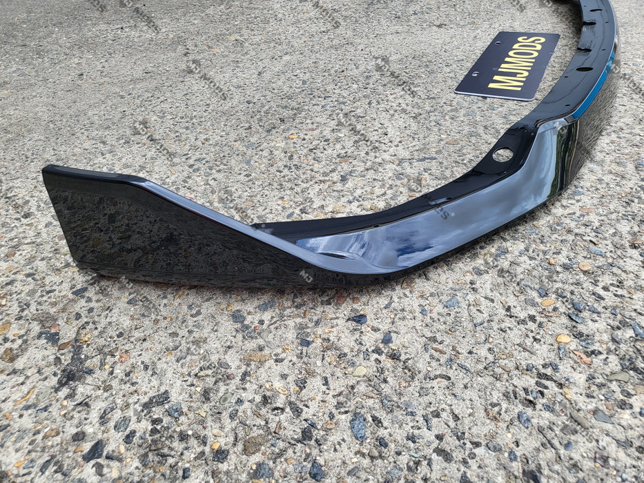 ABS GLOSSY BLACK FRONT BUMPER LIP fit for BMW 1 Series【F40 118i M Sport M135i 】2019+【MP】 (7060664221770)