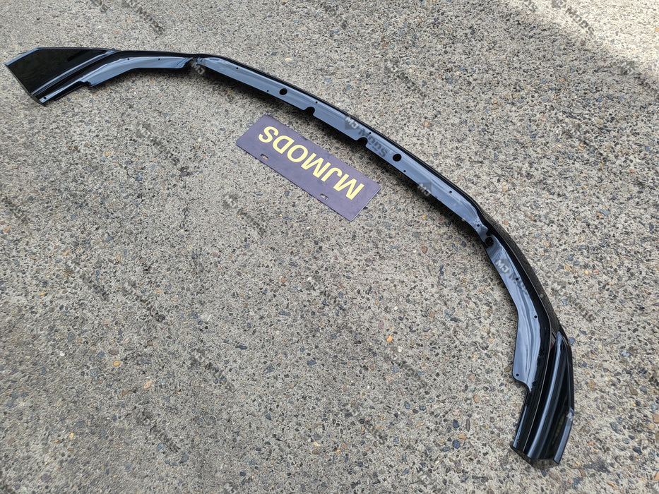 ABS GLOSSY BLACK FRONT BUMPER LIP fit for BMW 1 Series【F40 118i M Sport M135i 】2019+【MP】 (7060664221770)