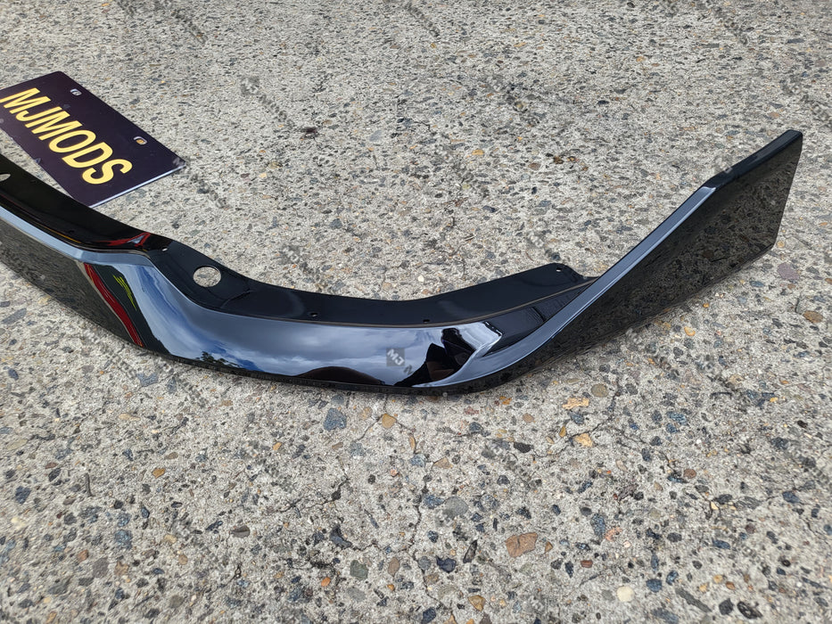 ABS GLOSSY BLACK FRONT BUMPER LIP fit for BMW 1 Series【F40 118i M Sport M135i 】2019+【MP】 (7060664221770)