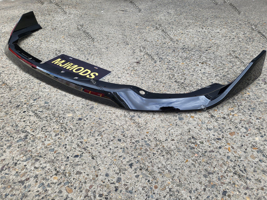 ABS GLOSSY BLACK FRONT BUMPER LIP fit for BMW 1 Series【F40 118i M Sport M135i 】2019+【MP】 (7060664221770)