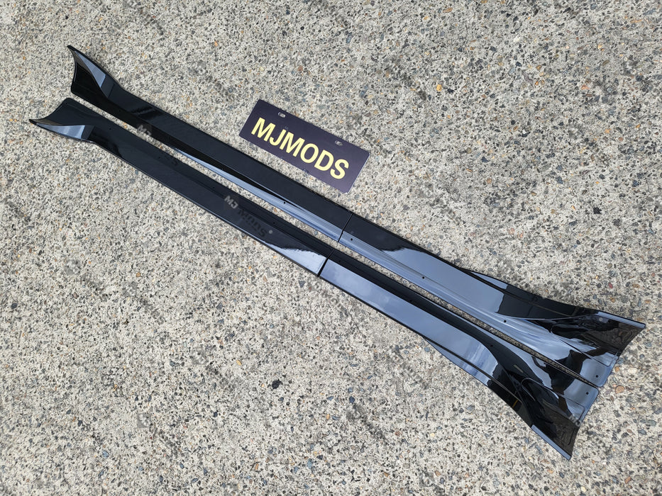 ABS GLOSSY BLACK SIDE SKIRT fit for 【Tesla Model Y】2022+ (7060885340234)