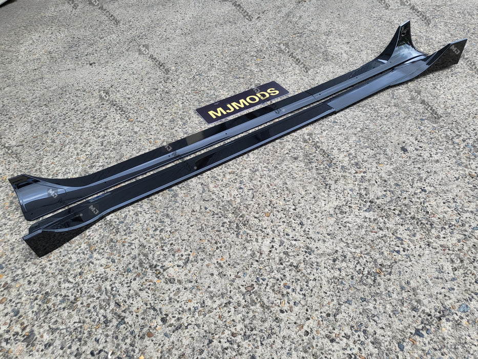 ABS GLOSSY BLACK SIDE SKIRT fit for 【Tesla Model Y】2022+ (7060885340234)