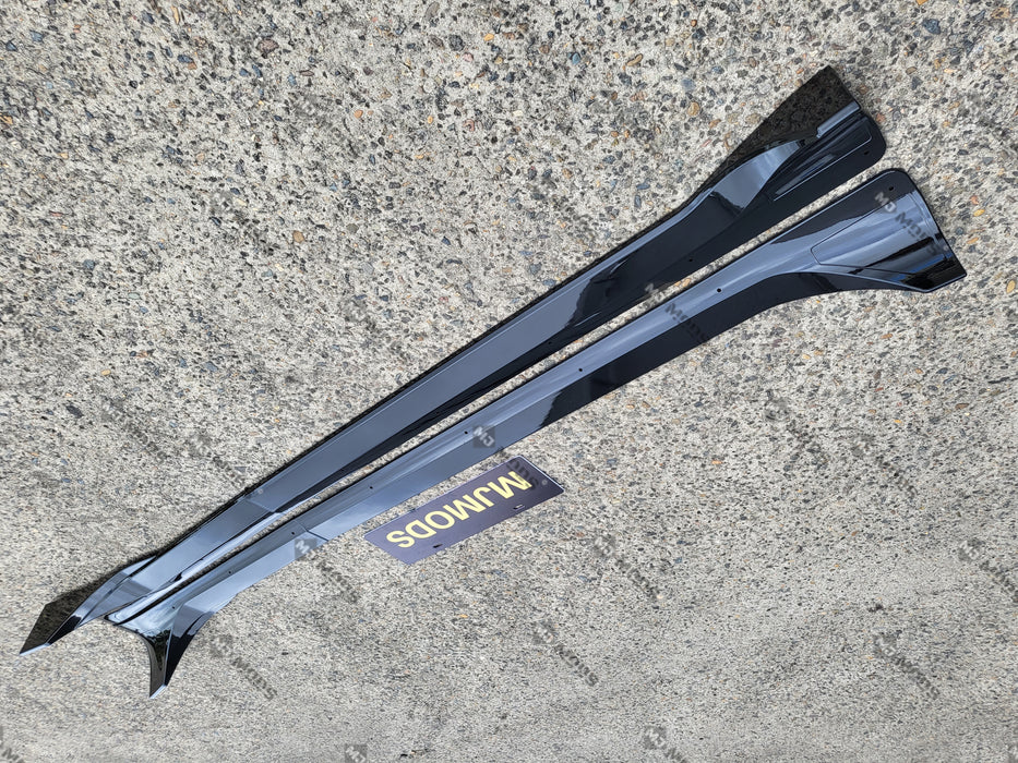 ABS GLOSSY BLACK SIDE SKIRT fit for 【Tesla Model Y】2022+ (7060885340234)