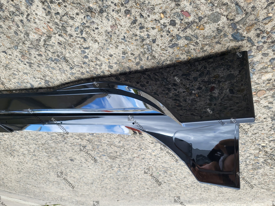 ABS GLOSSY BLACK SIDE SKIRT fit for 【Tesla Model Y】2022+ (7060885340234)