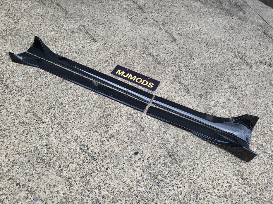 ABS GLOSSY BLACK SIDE SKIRT fit for 【Tesla Model Y】2022+ (7060885340234)