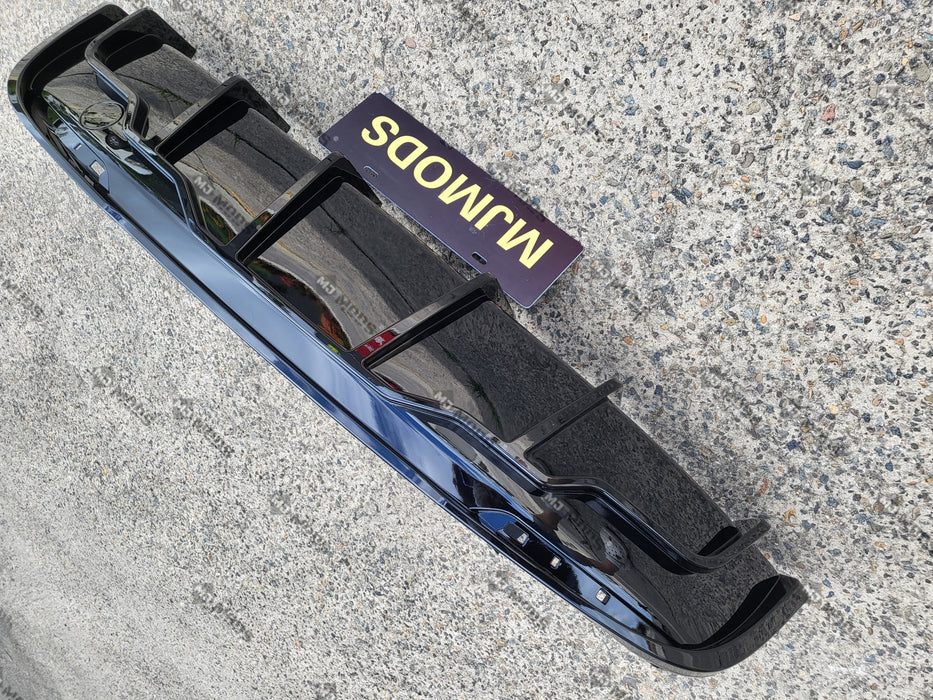 ABS GLOSSY BLACK REAR DIFFUSER fit for【Tesla Model Y】2022+ (7060882653258)