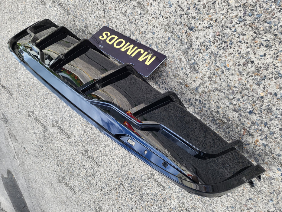 ABS GLOSSY BLACK REAR DIFFUSER fit for【Tesla Model Y】2022+ (7060882653258)