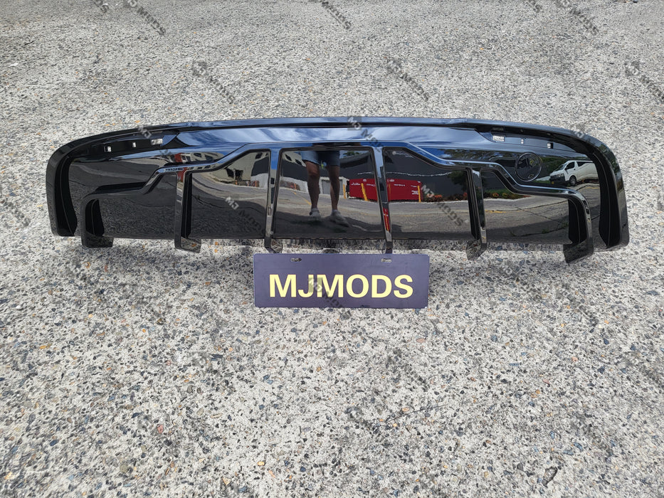 ABS GLOSSY BLACK REAR DIFFUSER fit for【Tesla Model Y】2022+ (7060882653258)