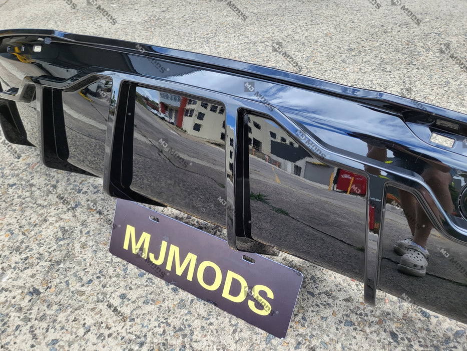 ABS GLOSSY BLACK REAR DIFFUSER fit for【Tesla Model Y】2022+ (7060882653258)