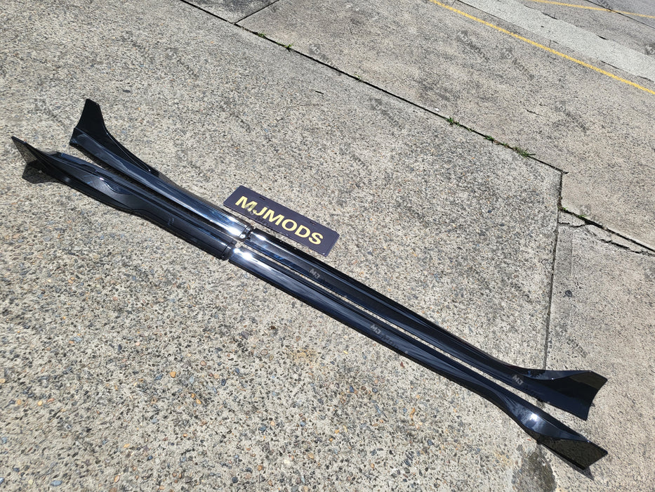 ABS GLOSSY BLACK SIDE SKIRT fit for 【Tesla Model 3】2019+ (7062972563530)
