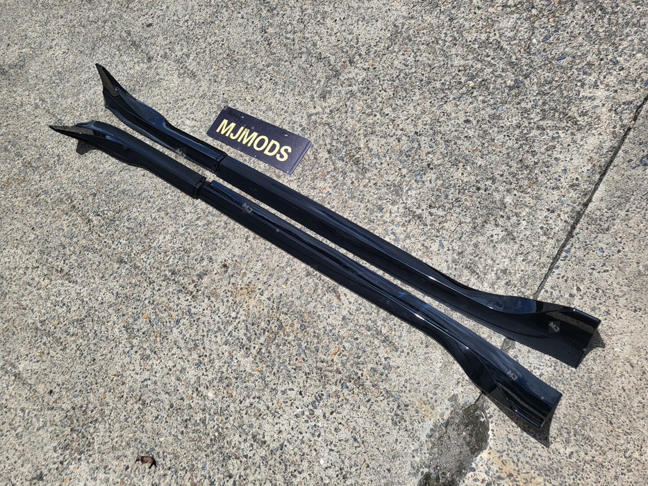 ABS GLOSSY BLACK SIDE SKIRT fit for 【Tesla Model 3】2019+ (7062972563530)