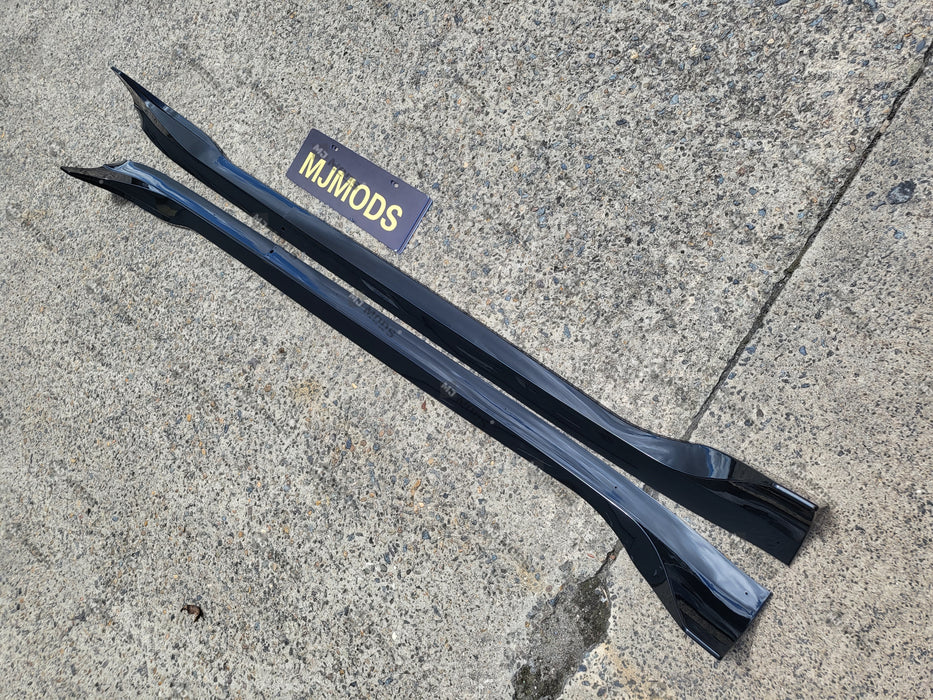 ABS GLOSSY BLACK SIDE SKIRT fit for 【Tesla Model 3】2019+ (7062972563530)