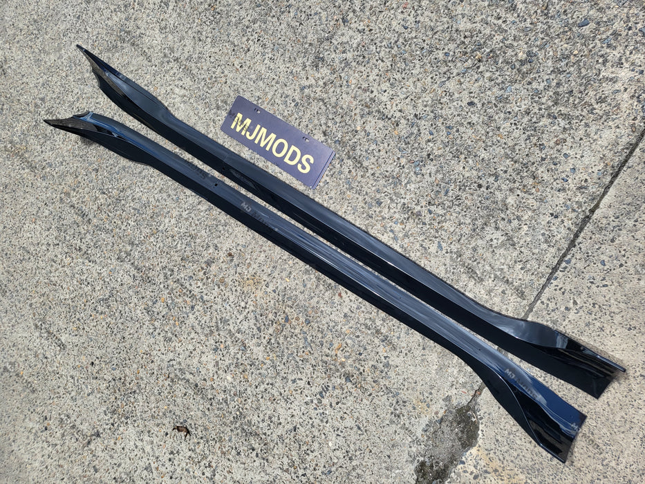 ABS GLOSSY BLACK SIDE SKIRT fit for 【Tesla Model 3】2019+ (7062972563530)