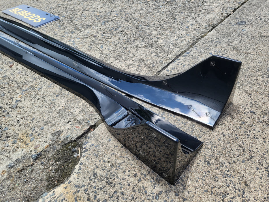 ABS GLOSSY BLACK SIDE SKIRT fit for 【Tesla Model 3】2019+ (7062972563530)