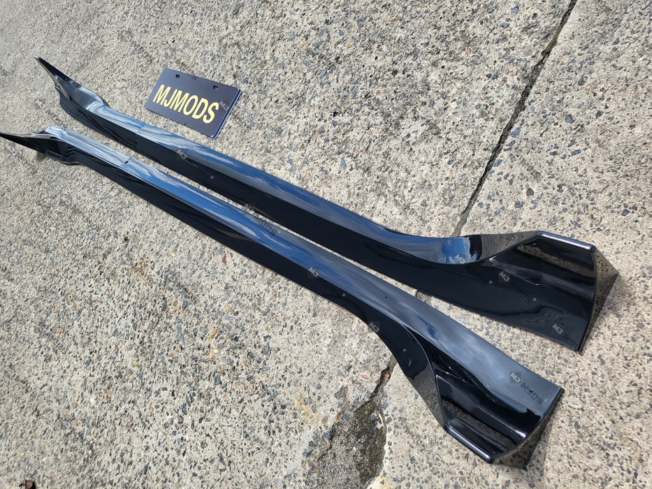 ABS GLOSSY BLACK SIDE SKIRT fit for 【Tesla Model 3】2019+ (7062972563530)