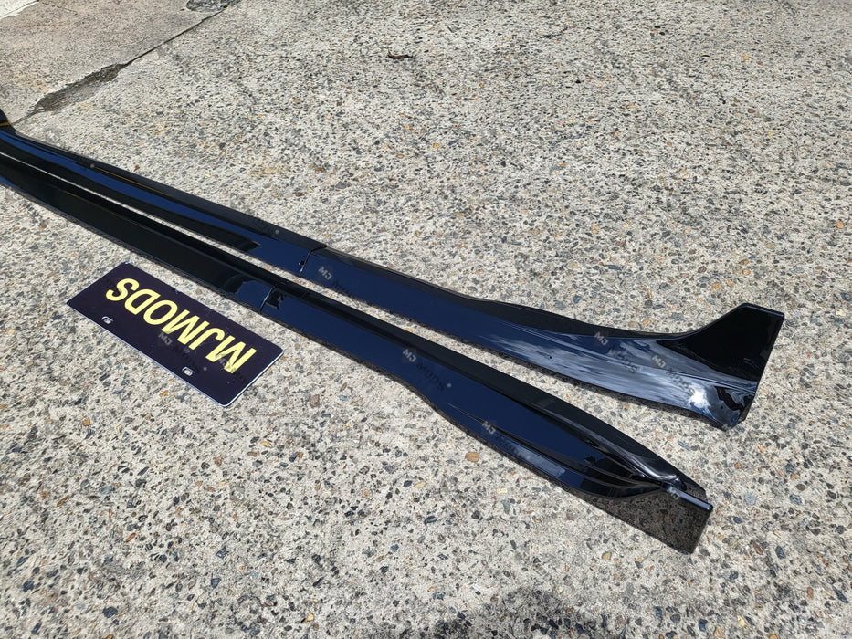 ABS GLOSSY BLACK SIDE SKIRT fit for 【Tesla Model 3】2019+ (7062972563530)