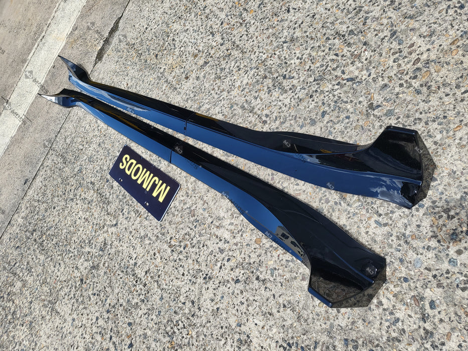ABS GLOSSY BLACK SIDE SKIRT fit for 【Tesla Model 3】2019+ (7062972563530)
