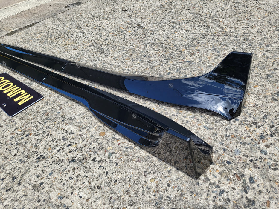 ABS GLOSSY BLACK SIDE SKIRT fit for 【Tesla Model 3】2019+ (7062972563530)