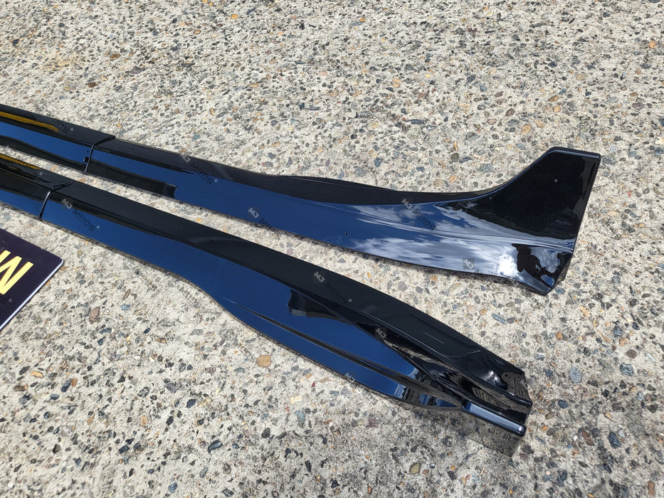 ABS GLOSSY BLACK SIDE SKIRT fit for 【Tesla Model 3】2019+ (7062972563530)