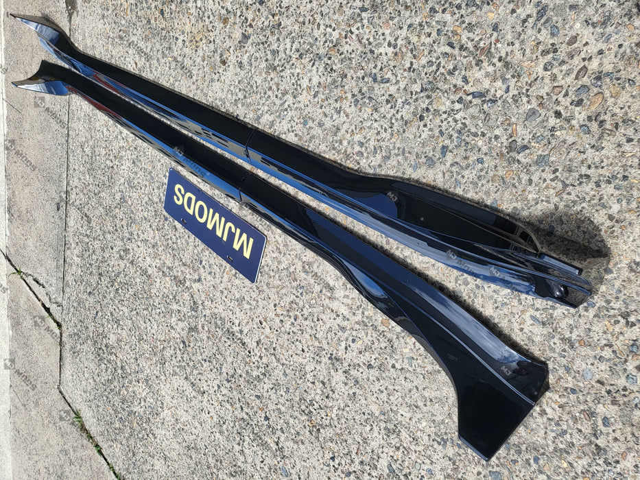 ABS GLOSSY BLACK SIDE SKIRT fit for 【Tesla Model 3】2019+ (7062972563530)