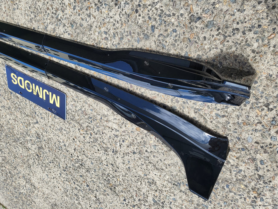ABS GLOSSY BLACK SIDE SKIRT fit for 【Tesla Model 3】2019+ (7062972563530)